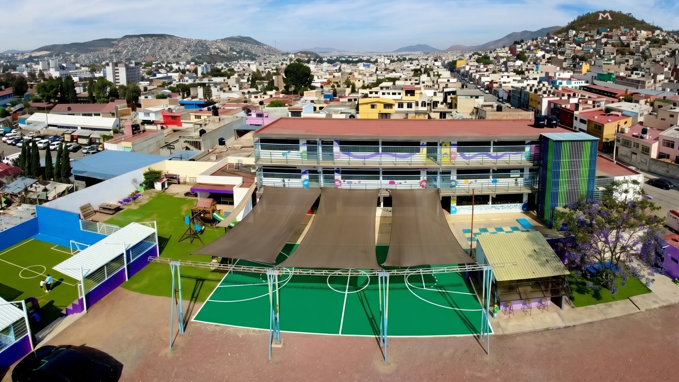 Vista aérea de Colegio Satori